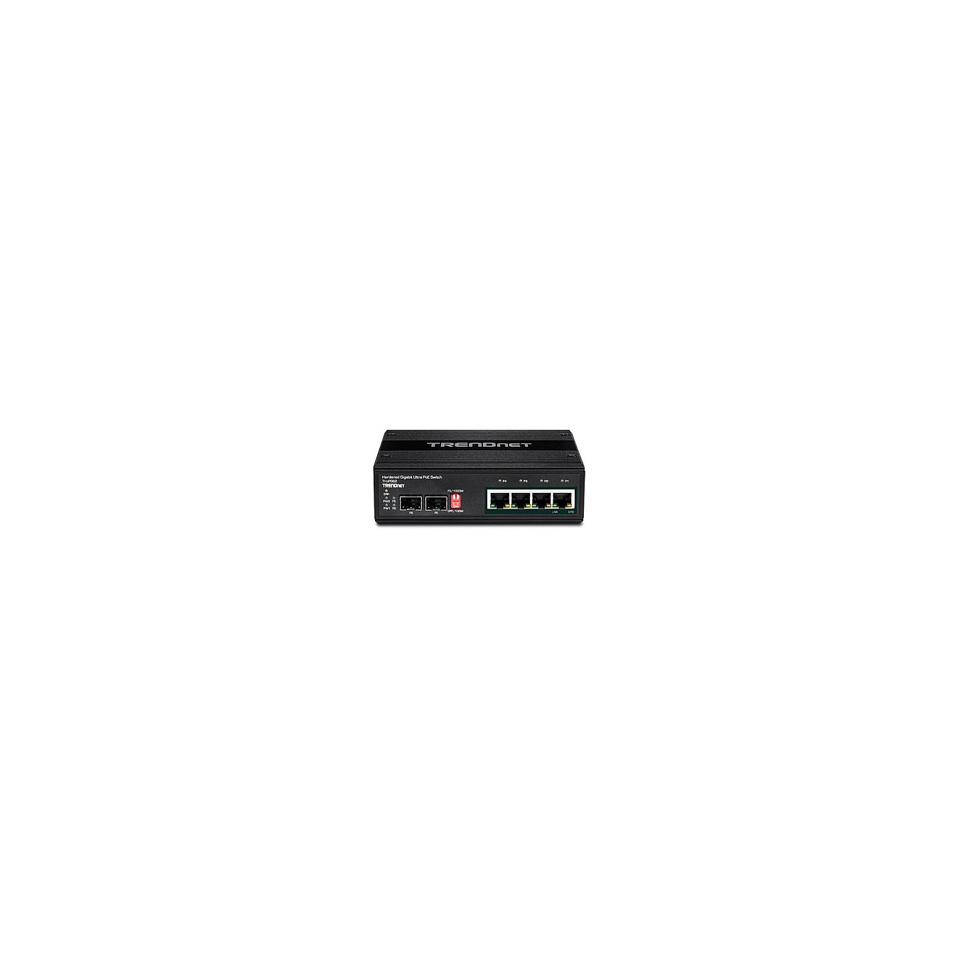 Buy TRENDnet TI-UPG62 6-Port Gigabit Switch Ultra PoE DIN-Rail Industrial in Cyprus, Nicosia, Limassol, Larnaka, Pafos