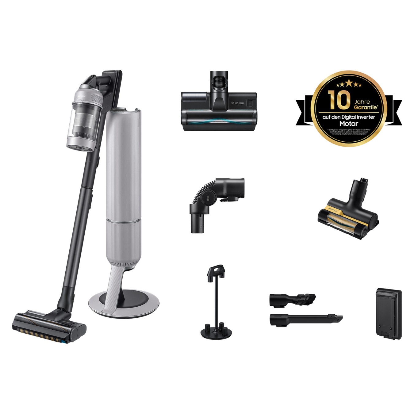 Buy Samsung Staubsauger - Jet PetPRO mit All-in-One Clean Station Pebble Gray in Cyprus, Nicosia, Limassol, Larnaka, Pafos