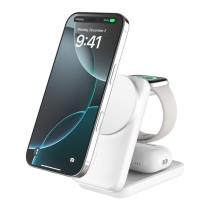 Buy Belkin UltraCharge 25W Qi2 magn. 3-in-1 Lad.klappb.ws. WIZ036kqWH in Cyprus, Nicosia, Limassol, Larnaka, Pafos