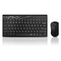 Buy Rapoo Kabelloses Multi-Mode-Deskset 8000M QWERTZ Keyboard + Mouse black in Cyprus, Nicosia, Limassol, Larnaka, Pafos