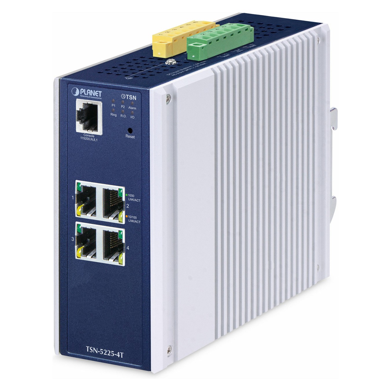 Buy PLANET Industrial L2+ 4-Port Managed TSN Ethernet Switch TS in Cyprus, Nicosia, Limassol, Larnaka, Pafos