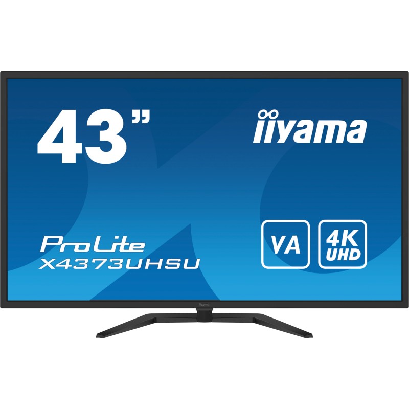 Buy iiyama ProLite X4373UHSU-B1 - 42.5" 4K (3840x2160) VA Monitor, 2x HDMI + DP ... in Cyprus, Nicosia, Limassol, Larnaka, Pafos