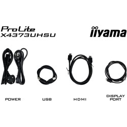 Buy iiyama ProLite X4373UHSU-B1 - 42.5" 4K (3840x2160) VA Monitor, 2x HDMI + DP ... in Cyprus, Nicosia, Limassol, Larnaka, Pafos