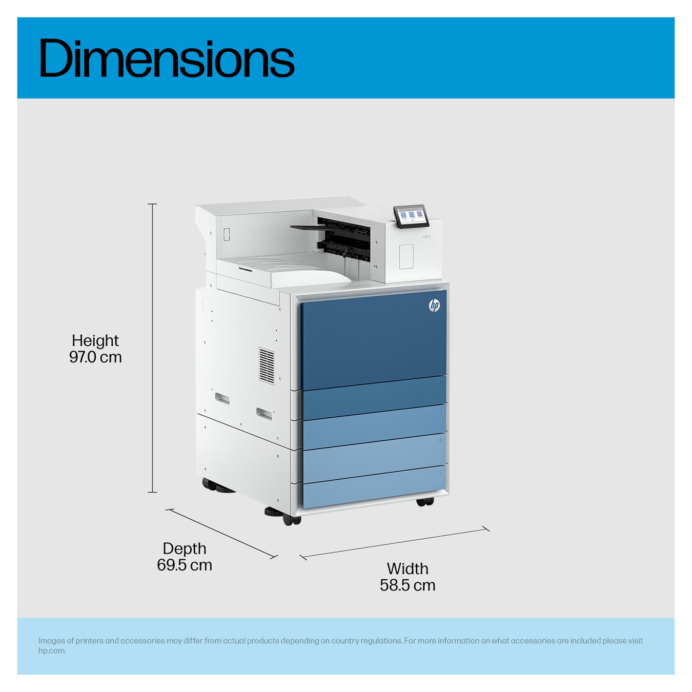 Buy L HP LaserJet Enterprise 8501x - Drucker - s w - Duplex - Laser - A3 Ledger - 1200 x 1200 dpi - bis zu 70 Seiten Min. in Cyp