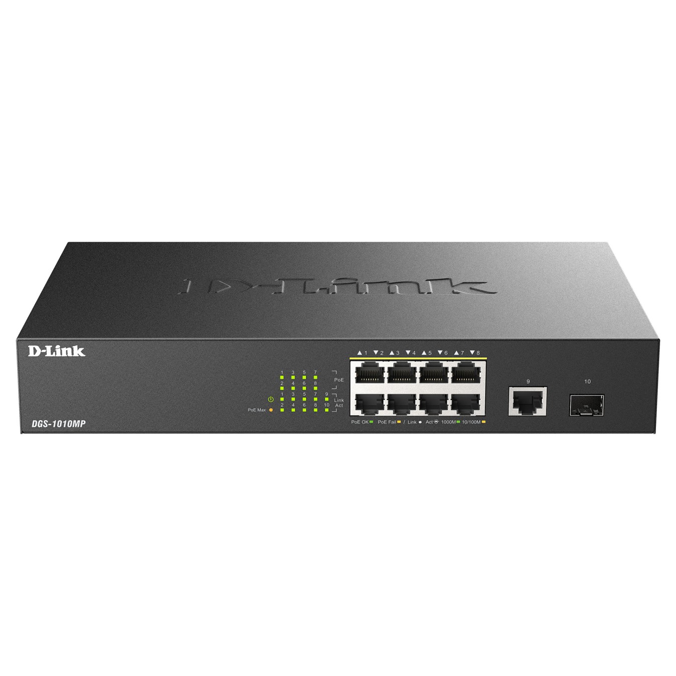 Buy D-Link DGS-1010MP E 10-Port Layer2 PoE+ Gigabit Switch in Cyprus, Nicosia, Limassol, Larnaka, Pafos