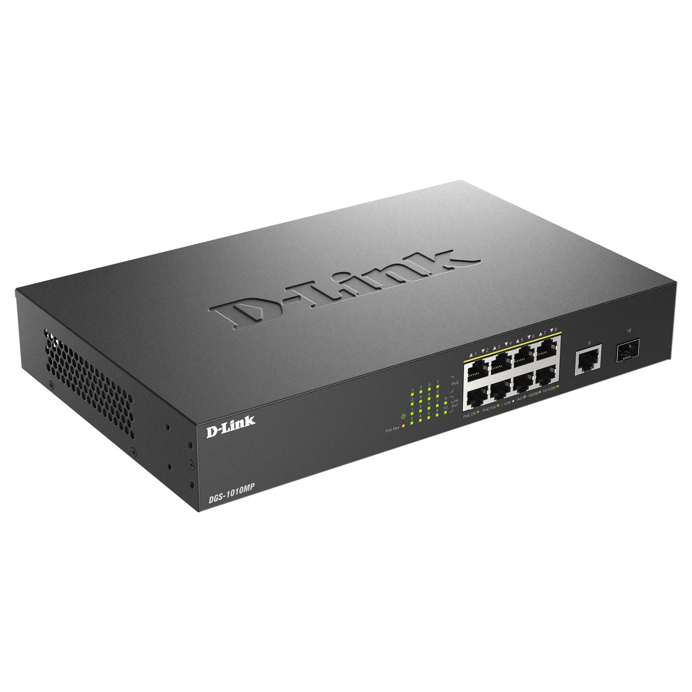 Buy D-Link DGS-1010MP E 10-Port Layer2 PoE+ Gigabit Switch in Cyprus, Nicosia, Limassol, Larnaka, Pafos