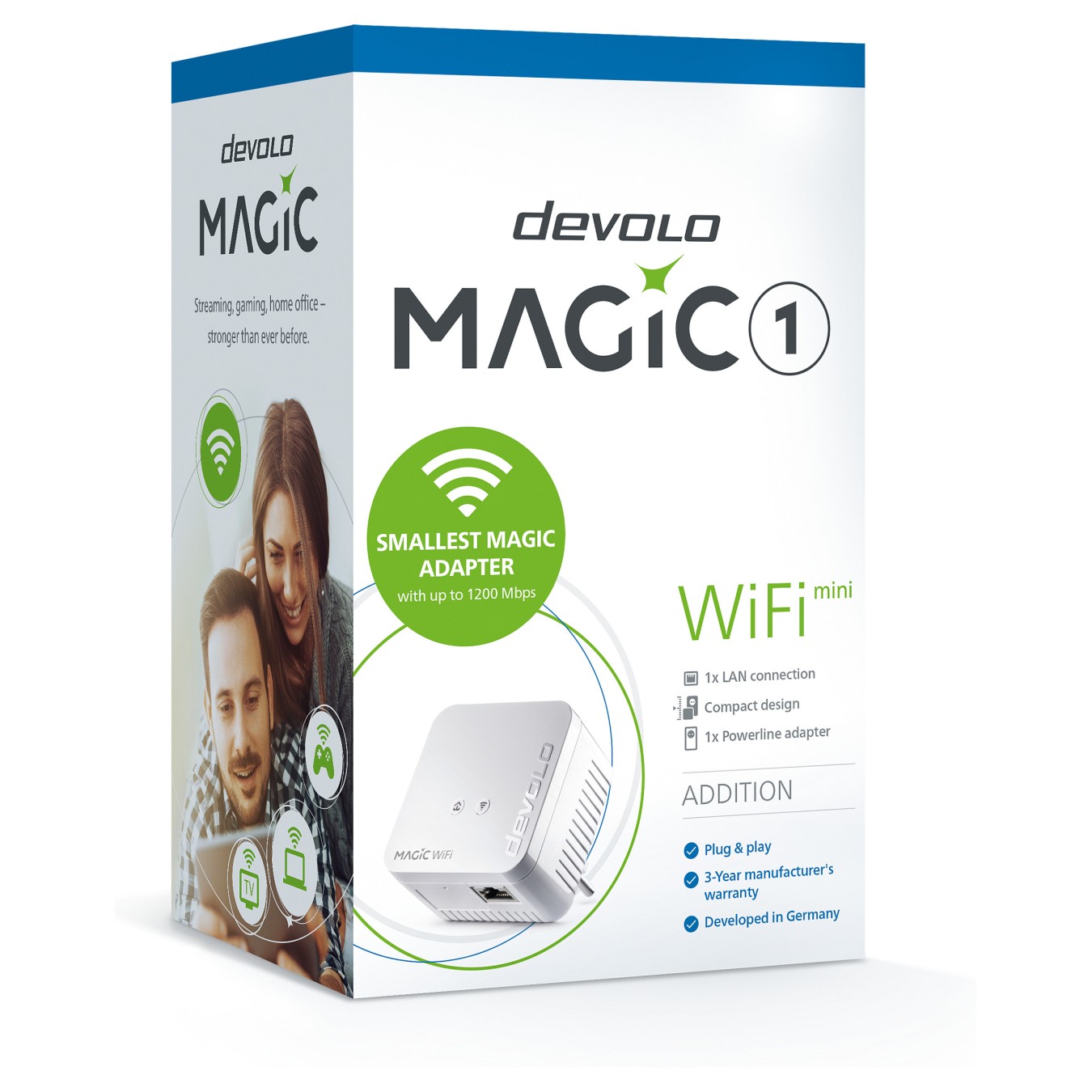 Buy Devolo Magic 1 WiFi 2-1-1 mini, Powerline + WLAN in Cyprus, Nicosia, Limassol, Larnaka, Pafos