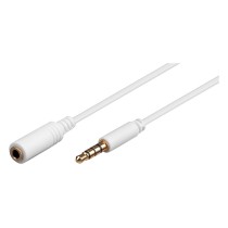 Buy Goobay Kopfhörer & Audio Verlängerungskabel 3.5mm. 1m Weiss in Cyprus, Nicosia, Limassol, Larnaka, Pafos