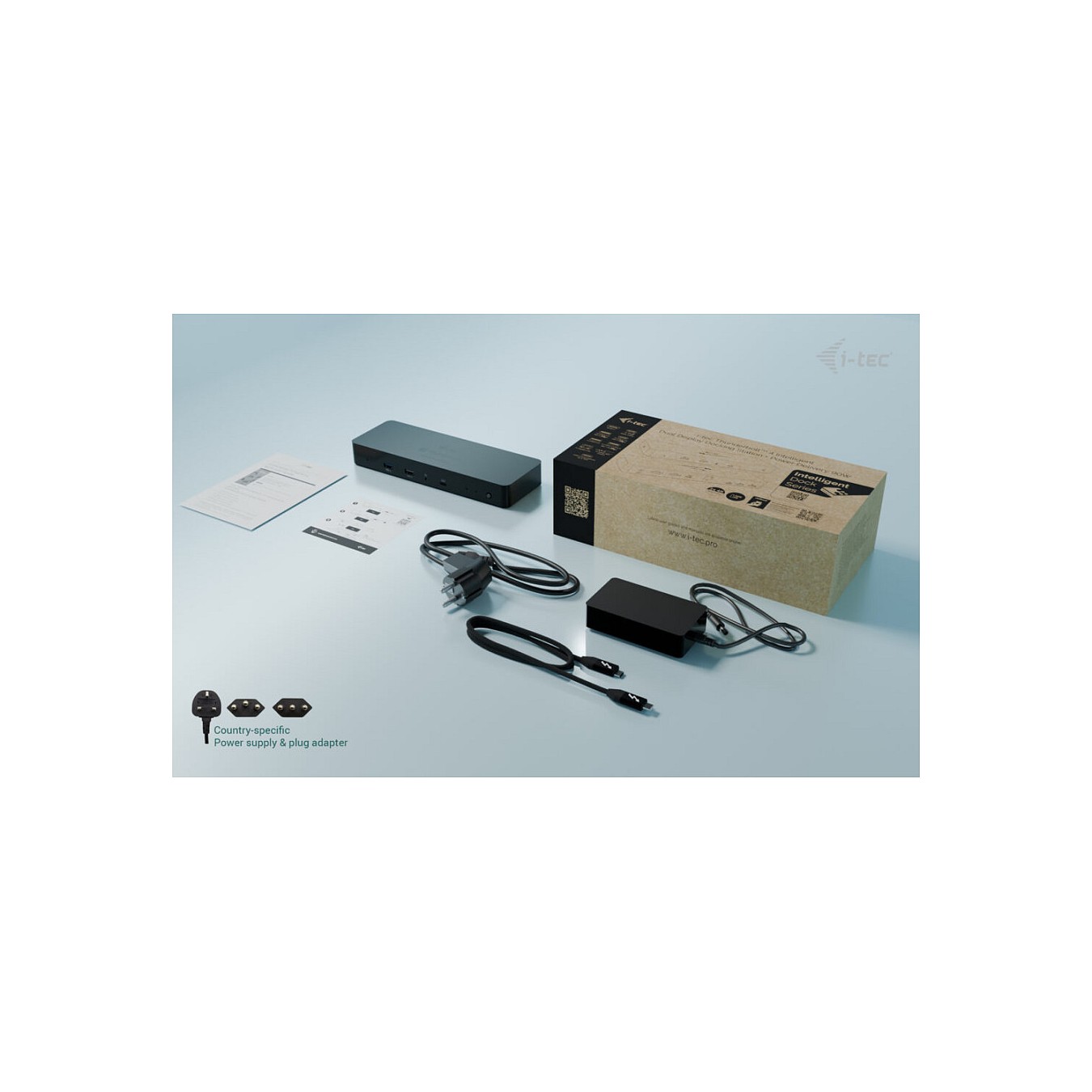 Buy D I-TEC Thunderbolt 4 Intelligent Dual Display DS 1x TB4 2x DP 1x GLAN 1x USB-C Gen2 3x USB-A Gen2 1x USB 2.0 1x Audi... in 