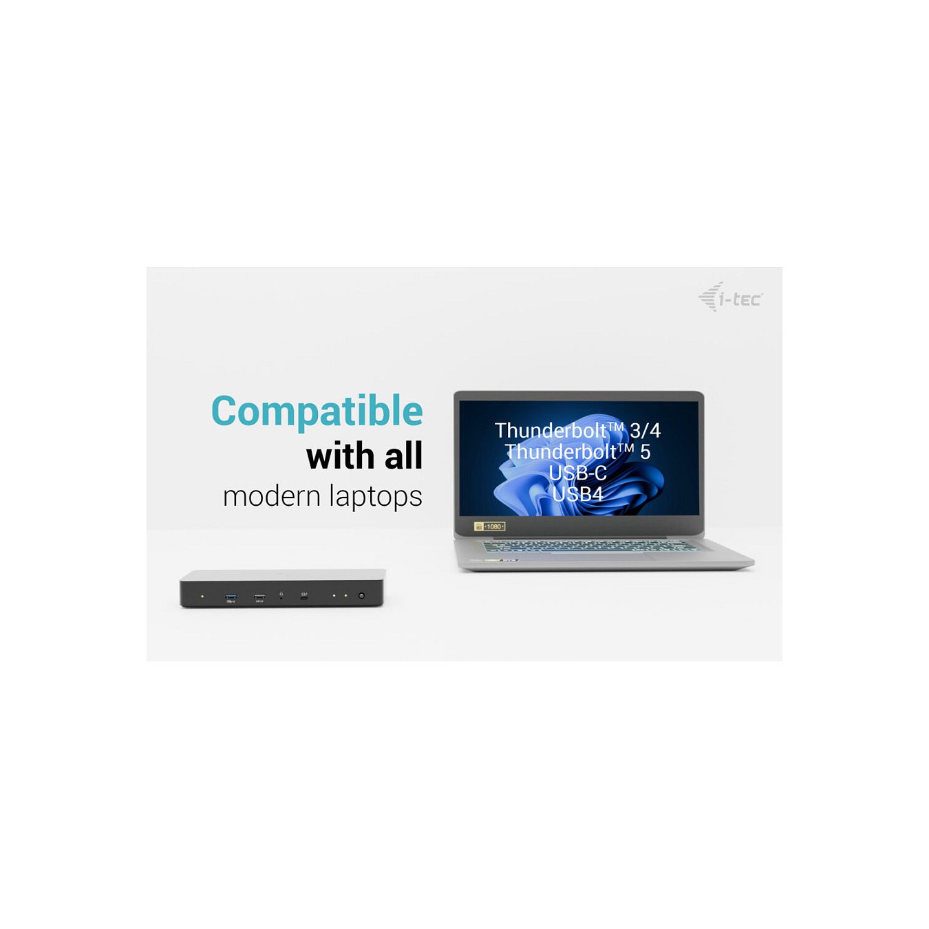 Buy D I-TEC Thunderbolt 4 Intelligent Dual Display DS 1x TB4 2x DP 1x GLAN 1x USB-C Gen2 3x USB-A Gen2 1x USB 2.0 1x Audi... in 