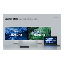 Buy D I-TEC Thunderbolt 4 Intelligent Dual Display DS 1x TB4 2x DP 1x GLAN 1x USB-C Gen2 3x USB-A Gen2 1x USB 2.0 1x Audi... in 