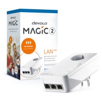 Buy devolo Magic 2 LAN triple Powerline Adapter Powerline bis zu 2.400 Mbit s, 3x Gigabit LAN in Cyprus, Nicosia, Limassol, Larn