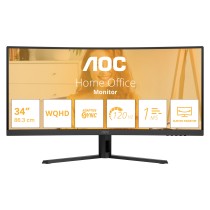 Buy AOC 86,3cm (34') CU34B3E 21:09 HDMI+DP Curved black in Cyprus, Nicosia, Limassol, Larnaka, Pafos