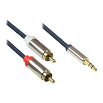 Buy Good Connections Audiokabel 3-pol. 3.5mm-St.-2xRCA St. 1m in Cyprus, Nicosia, Limassol, Larnaka, Pafos