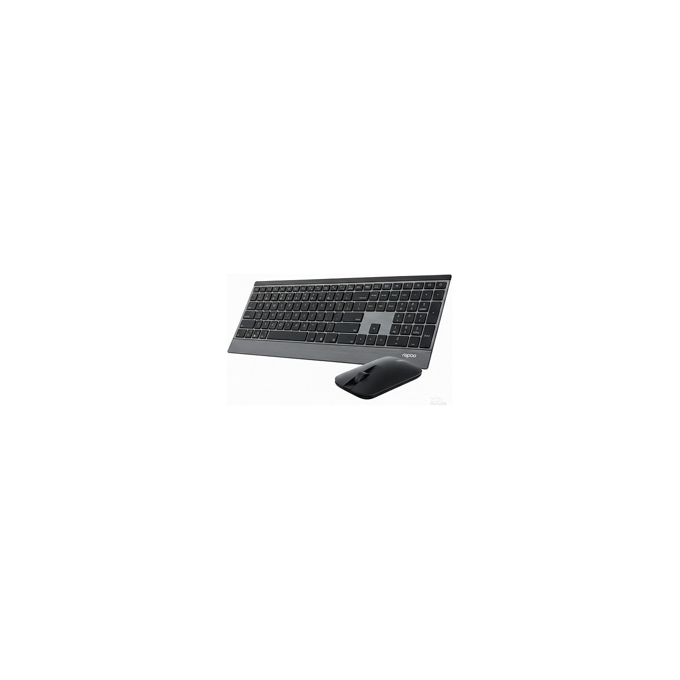 Buy Rapoo Kabelloses Multi-Mode-Deskset 9500M QWERTZ Keyboard + Mouse black in Cyprus, Nicosia, Limassol, Larnaka, Pafos