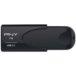 Buy PNY Attaché 1TB USB 3.2 Gen1 Flash Drive - Black, 80 MB/s Read, Slide Design in Cyprus, Nicosia, Limassol, Larnaka, Pafos