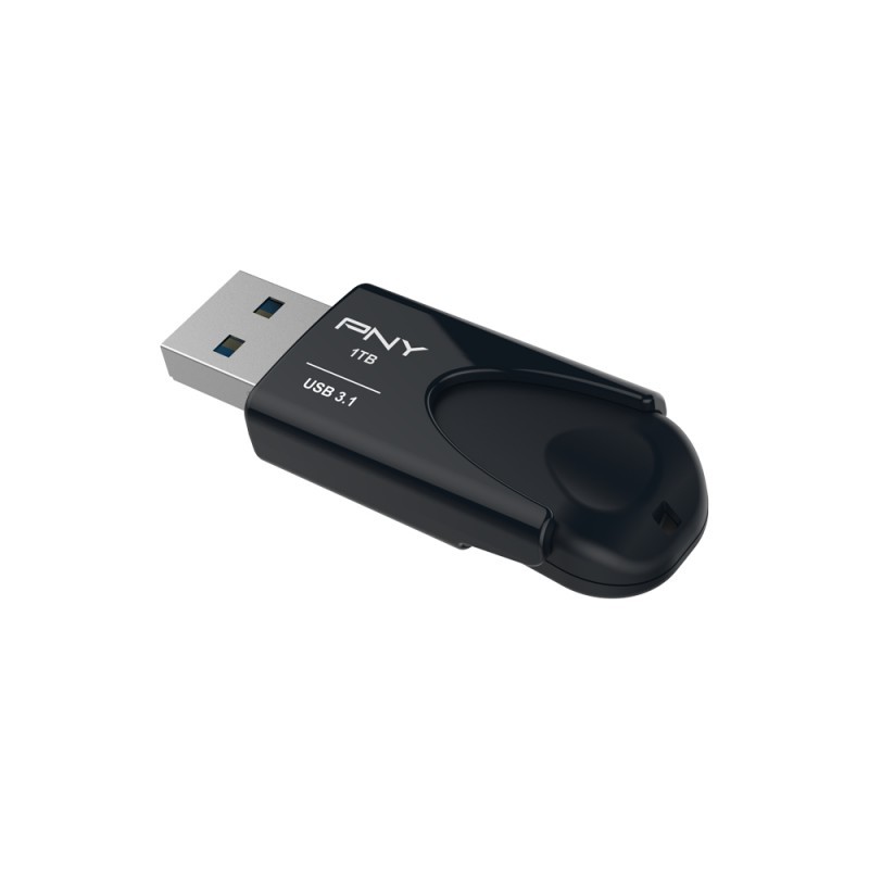 Buy PNY Attaché 1TB USB 3.2 Gen1 Flash Drive - Black, 80 MB/s Read, Slide Design in Cyprus, Nicosia, Limassol, Larnaka, Pafos