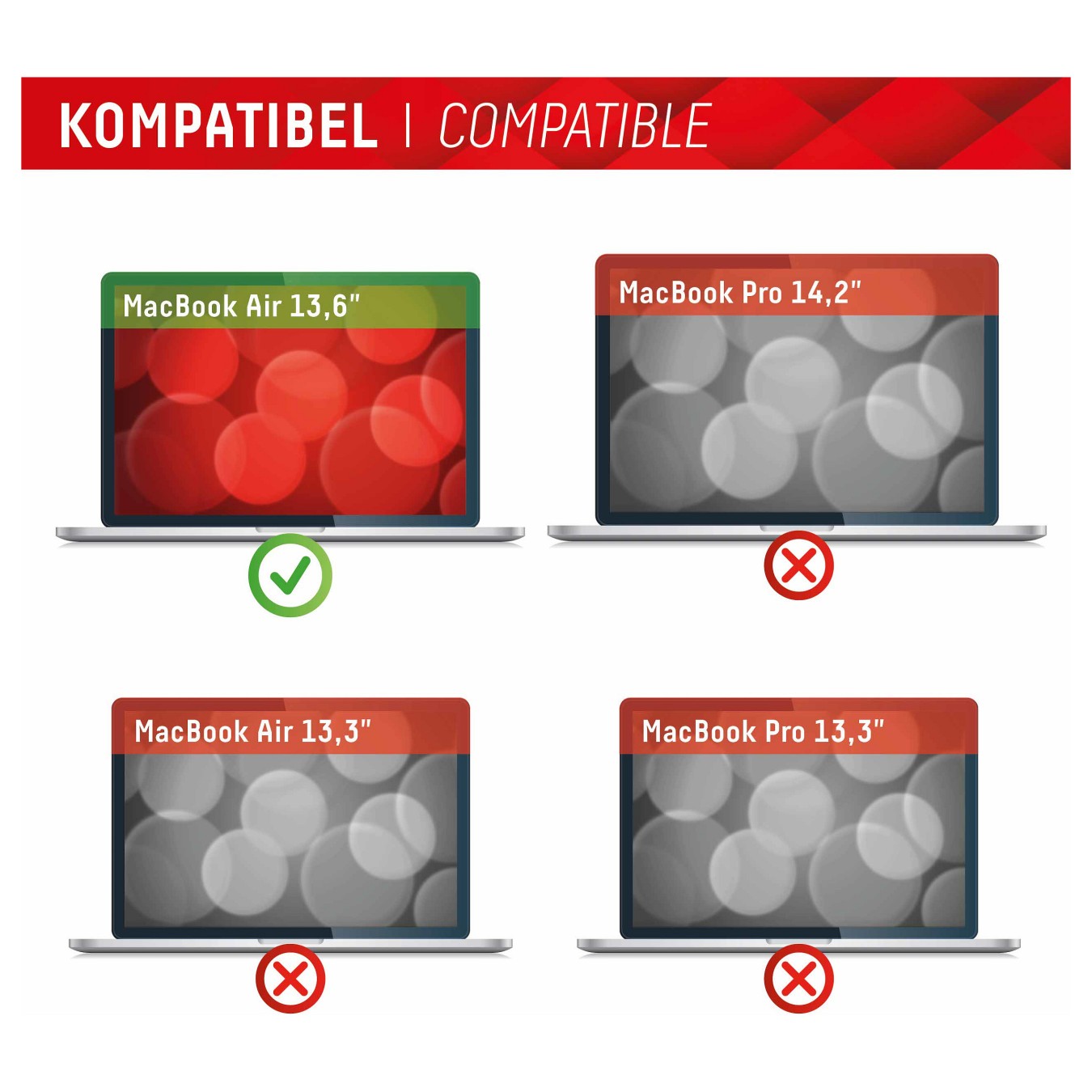 Buy DISPLEX Privacy Safe Blickschutzfilter für MacBook Air 13.6'. Anti-Reflex. Bluelight-Filter. Magnetische Befestigung in Cypr