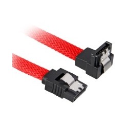 Buy Sharkoon SATA III Sleeved Cable 90° - 0.6 m - Red, 6 Gbit/s in Cyprus, Nicosia, Limassol, Larnaka, Pafos