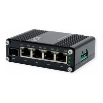 Buy EXSYS EX-62030MPoE-SFP-5+1 Port Industrial Gigabit SFP PoE+ Mini Switch, Web Managed in Cyprus, Nicosia, Limassol, Larnaka, 