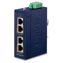 Buy Planet IPOE-260-12V Industrial 2-Port 10 100 1000T 802.3at PoE+ Injector in Cyprus, Nicosia, Limassol, Larnaka, Pafos