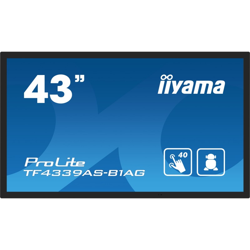 Buy iiyama TF4339AS-B1AG - 43" 4K IPS M-Touch Display, Android 11, 4GB/32GB, Bla... in Cyprus, Nicosia, Limassol, Larnaka, Pafos