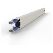 Buy Patchbox patchbox.one Kupferkassette 8RU (0.8 m). Cat. 6a. U FTP. PoE. violett in Cyprus, Nicosia, Limassol, Larnaka, Pafos