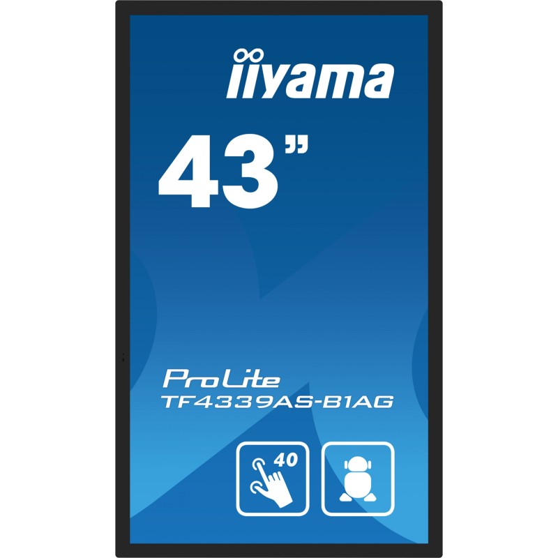 Buy iiyama TF4339AS-B1AG - 43" 4K IPS M-Touch Display, Android 11, 4GB/32GB, Bla... in Cyprus, Nicosia, Limassol, Larnaka, Pafos