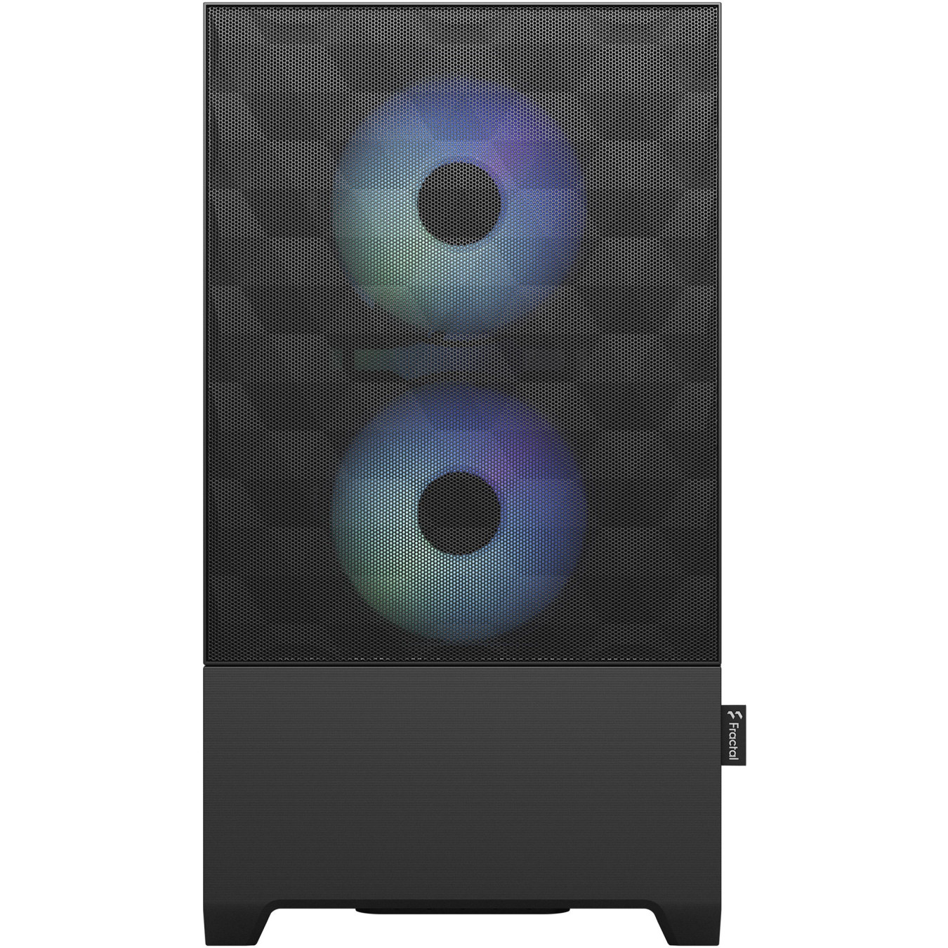 Fractal Design Pop Mini Air - Mini Tower PC Case - Black, Tempered Glass, microATX/Mini-ITX, RGB Fans
