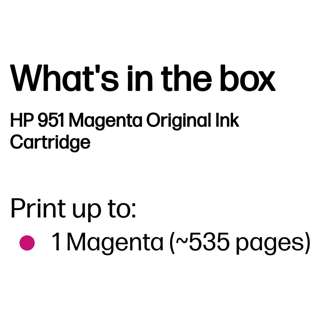 Buy HP 951 Magenta Officejet Ink Cartridge in Cyprus, Nicosia, Limassol, Larnaka, Pafos