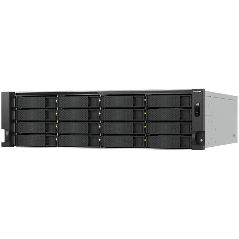 Buy QNAP TS-h1677AXU-RP-R7-32G - 16-bay 3U Rack NAS, AMD Ryzen 7 Pro 7745 (8C/16... in Cyprus, Nicosia, Limassol, Larnaka, Pafos