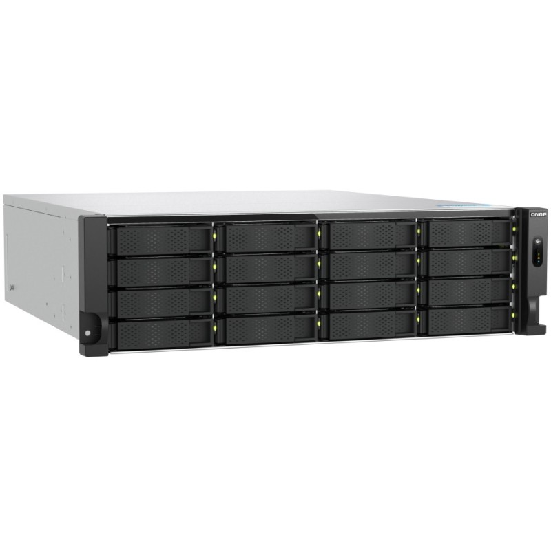 Buy QNAP TS-h1677AXU-RP-R7-32G - 16-bay 3U Rack NAS, AMD Ryzen 7 Pro 7745 (8C/16... in Cyprus, Nicosia, Limassol, Larnaka, Pafos