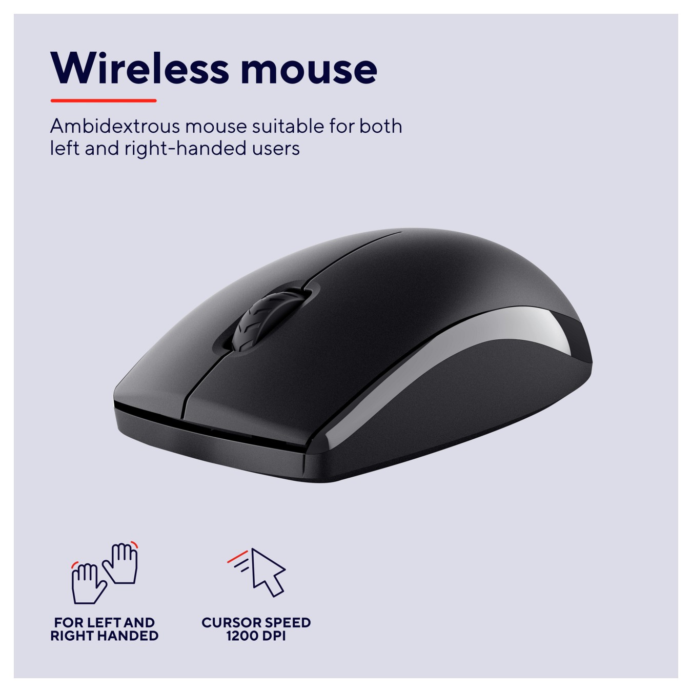 Buy Trust Primo Wireless Desktopset DE in Cyprus, Nicosia, Limassol, Larnaka, Pafos