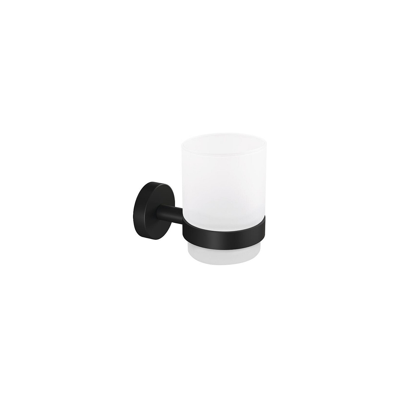 Buy tesa Zahnputzbecherhalter MOON schwarz, weiß in Cyprus, Nicosia, Limassol, Larnaka, Pafos