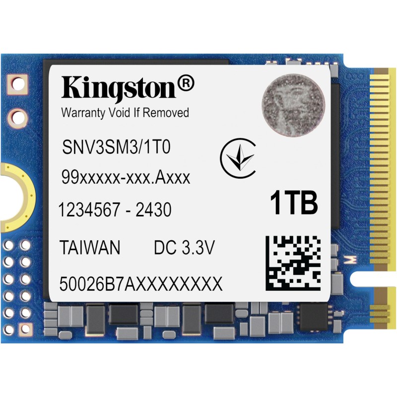 Buy Kingston NV3 - 1TB M.2 2230 PCIe Gen4 NVMe SSD - Up to 6000MB/s Read, 4000MB... in Cyprus, Nicosia, Limassol, Larnaka, Pafos