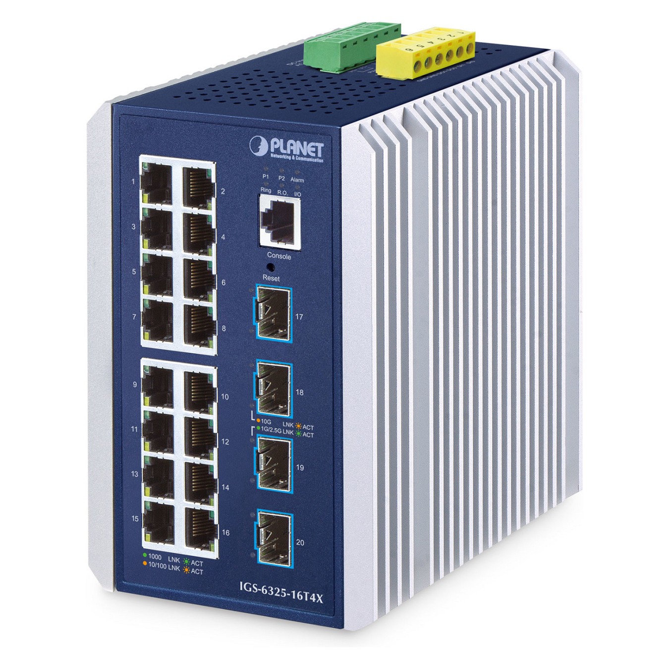 Buy PLANET Industrial 16-Port Managed Switch IGS-6325-16T4X in Cyprus, Nicosia, Limassol, Larnaka, Pafos