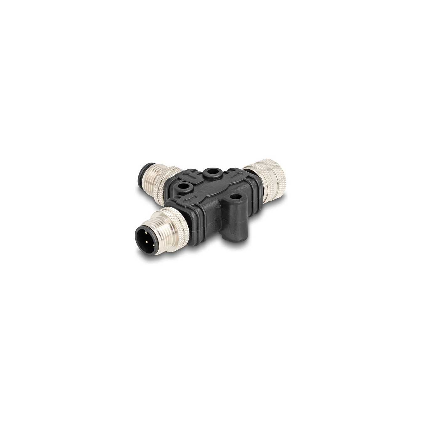 Buy M12 T-Splitter A-kodiert 4 Pin 1 x Stecker zu 1 x Stecker und 1 x Buchse Parallelschaltung in Cyprus, Nicosia, Limassol, Lar