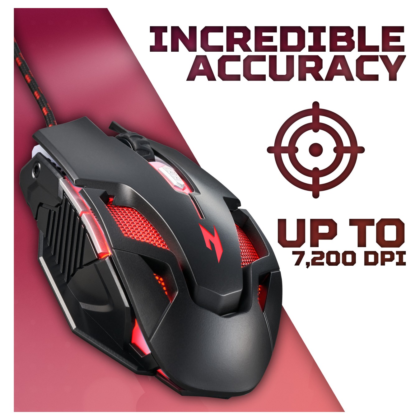 Buy Acer Nitro NMW200 - Retail Pack - Mouse - Ergonomic in Cyprus, Nicosia, Limassol, Larnaka, Pafos