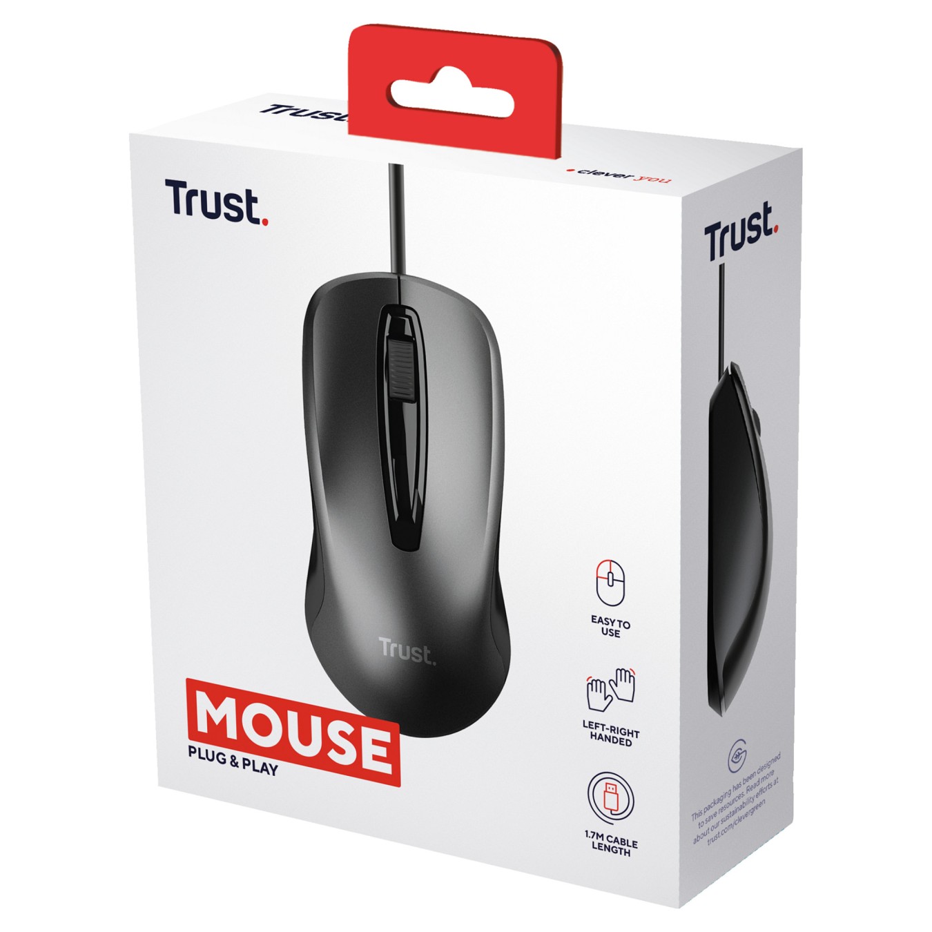 Buy Trust Basics Mouse - schwarz in Cyprus, Nicosia, Limassol, Larnaka, Pafos