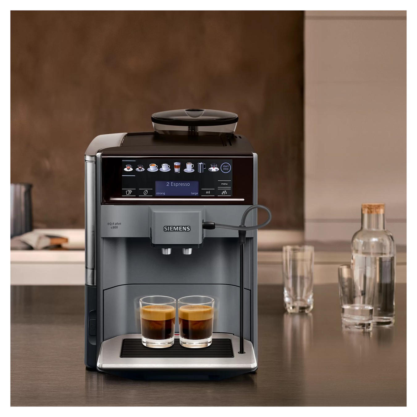 Buy Siemens TE658209RW EQ6 plus s800 (titan) Vollautomat in Cyprus, Nicosia, Limassol, Larnaka, Pafos