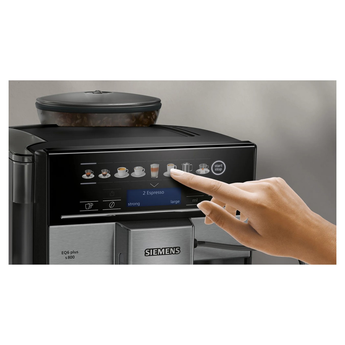 Buy Siemens TE658209RW EQ6 plus s800 (titan) Vollautomat in Cyprus, Nicosia, Limassol, Larnaka, Pafos