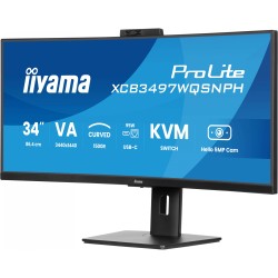 Buy iiyama ProLite XCB3497WQSNPH - 34" (86.4cm) Curved UWQHD 21:9 VA Monitor, 12... in Cyprus, Nicosia, Limassol, Larnaka, Pafos