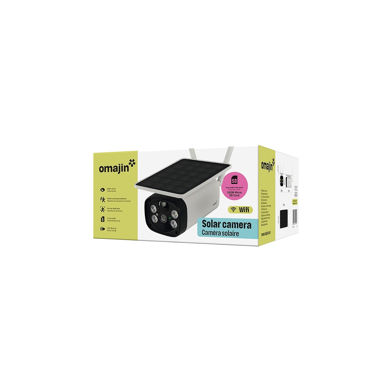 Buy Omajin by Netatmo Solarbetriebene Überwachungskamera - Akku - Alarmsirene - weiß in Cyprus, Nicosia, Limassol, Larnaka, Pafo
