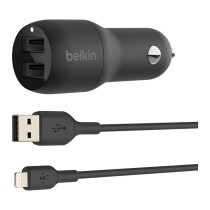 Buy Belkin Dual USB-A Kfz-Ladegerät incl. Lightning Kabel 1m 24W b in Cyprus, Nicosia, Limassol, Larnaka, Pafos