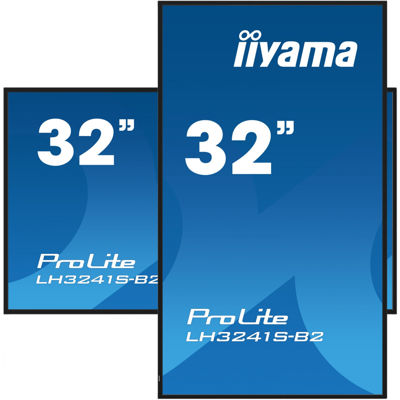 Iiyama LH3241S-B2 - 31.5-inch IPS Full HD Kiosk Display, 3xHDMI, USB, 20W Speakers, Black — Buy in Cyprus with Fast Delivery