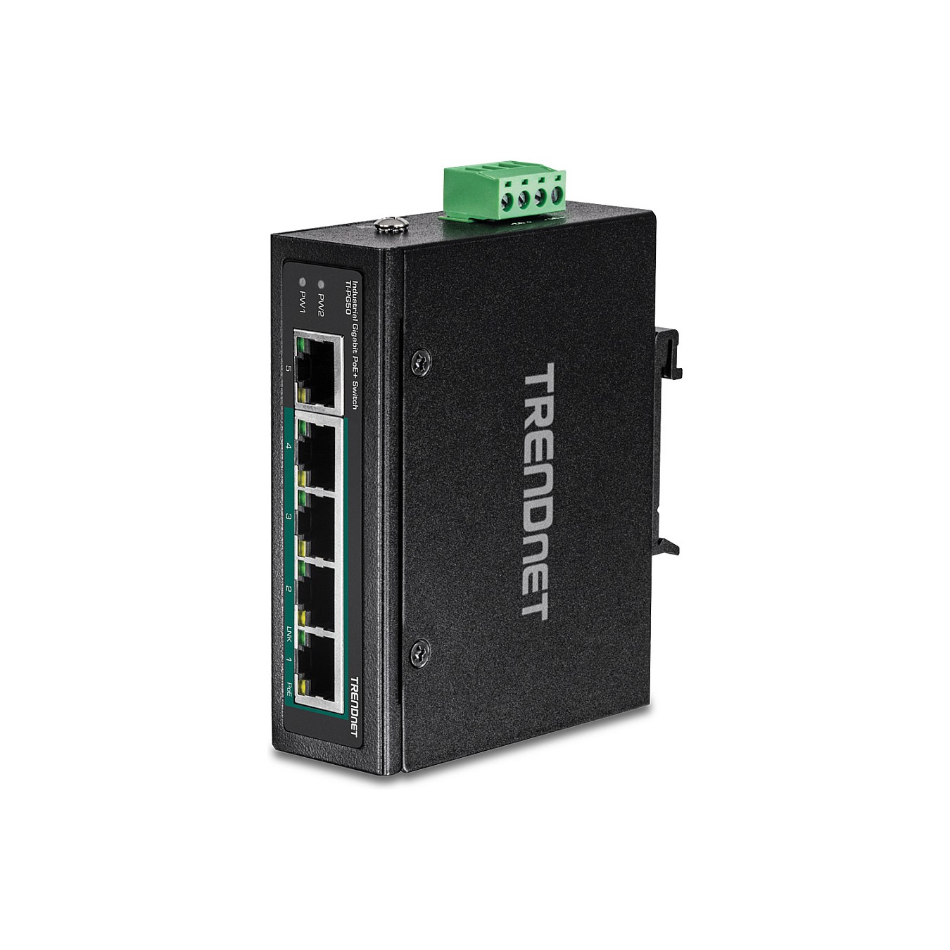 Buy TRENDnet 5-Port Industrieller Gigabit PoE+ DIN-Rail-Switch in Cyprus, Nicosia, Limassol, Larnaka, Pafos