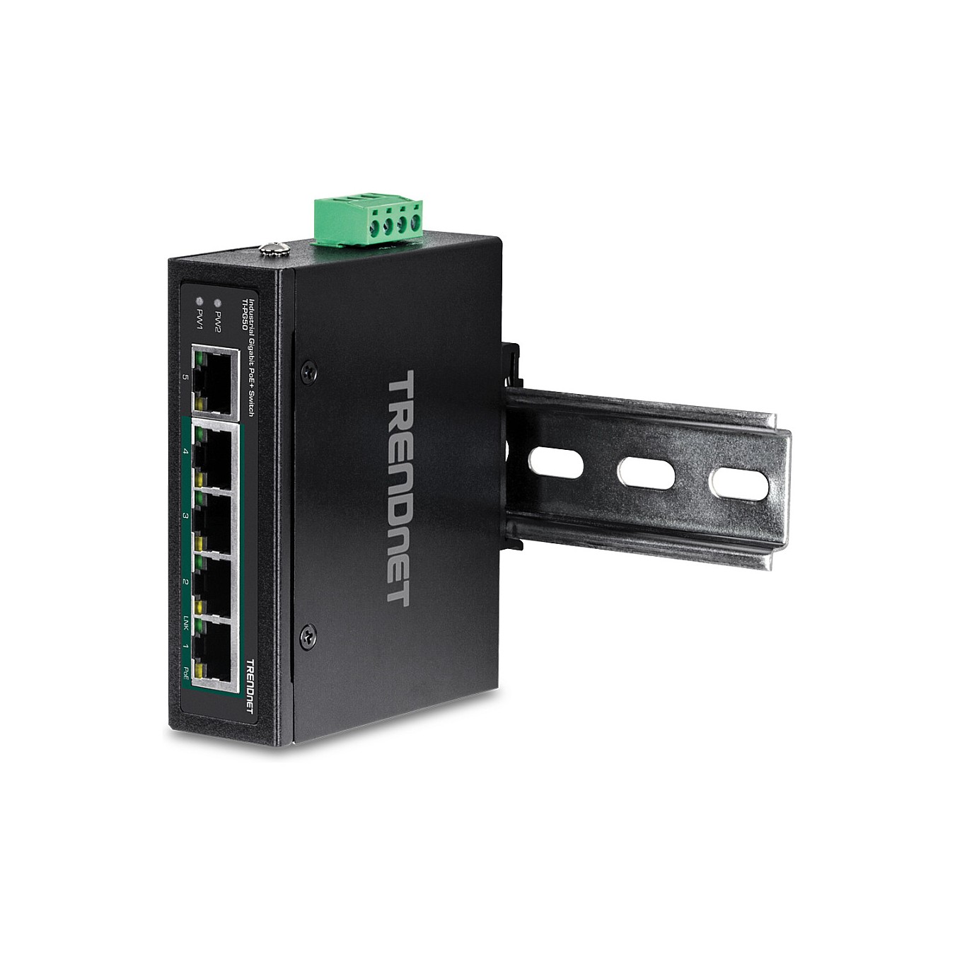 Buy TRENDnet 5-Port Industrieller Gigabit PoE+ DIN-Rail-Switch in Cyprus, Nicosia, Limassol, Larnaka, Pafos