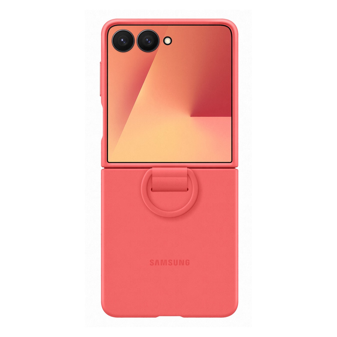 Buy Samsung Ring Case (Silicone) fr Galaxy Flip7 Red in Cyprus, Nicosia, Limassol, Larnaka, Pafos