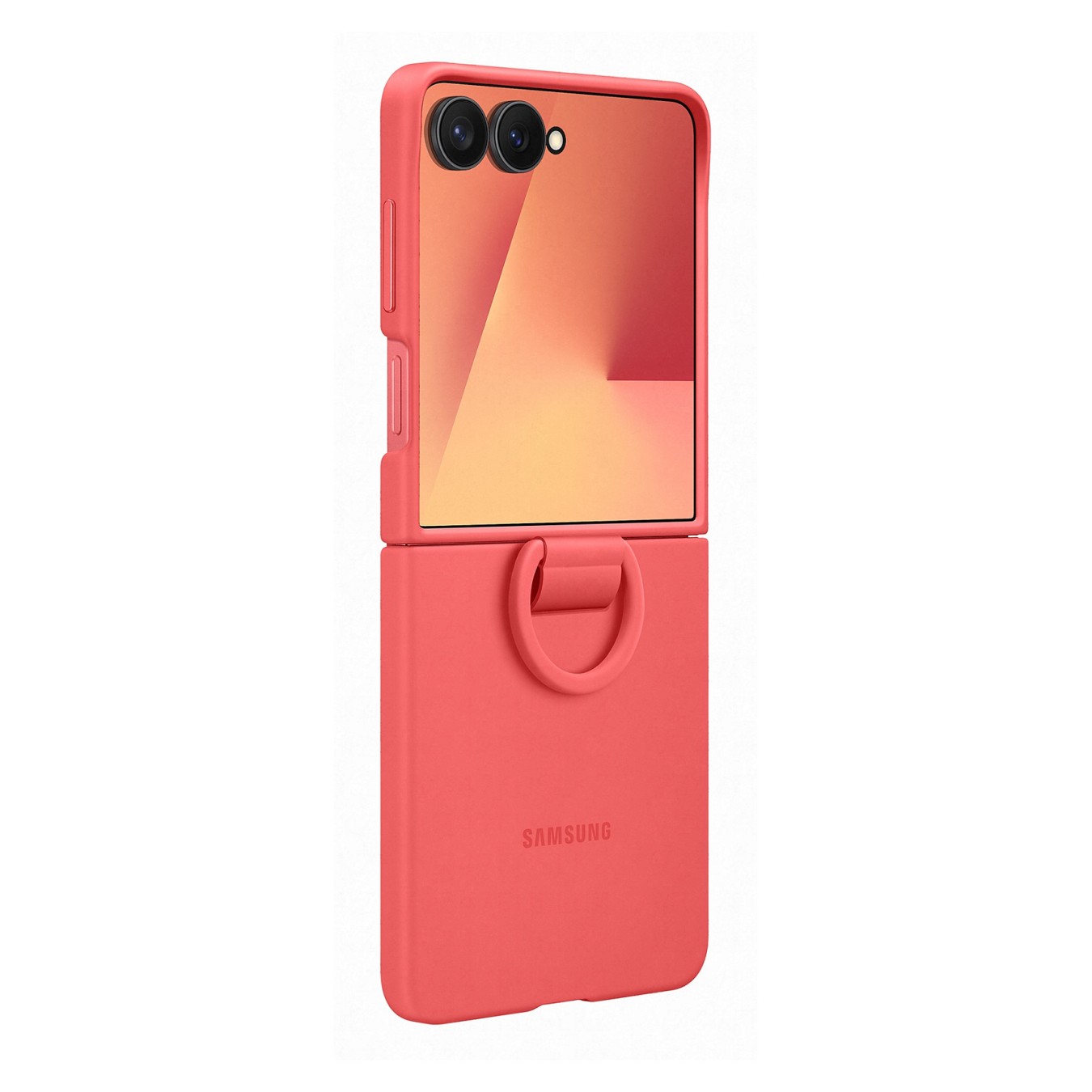 Buy Samsung Ring Case (Silicone) fr Galaxy Flip7 Red in Cyprus, Nicosia, Limassol, Larnaka, Pafos