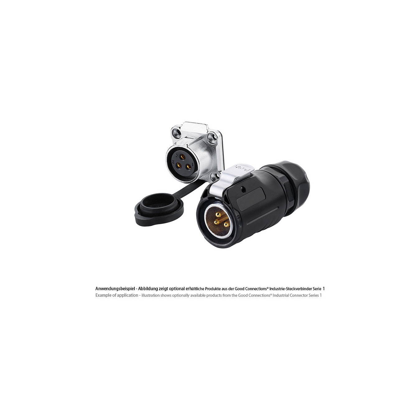 Buy Good Connections Industrie-Kupplung S1 - Power 3-Pin M20 in Cyprus, Nicosia, Limassol, Larnaka, Pafos